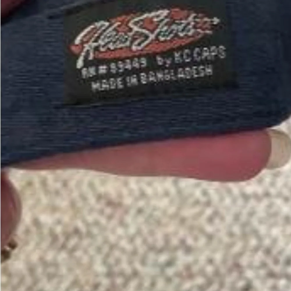 Head Shots Brand Navy Blue Visor with Palm Tree Embroidery. NWOT